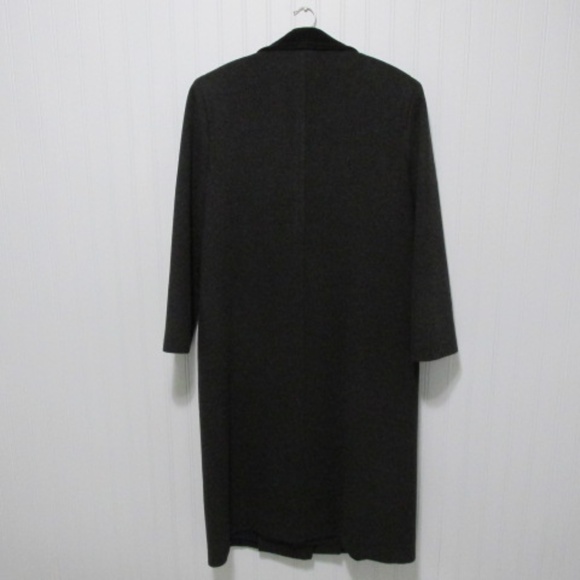 Vintage Karen Double-Breasted Wool Cashmere Blend Button Up Coat, Size 12 - Picture 4 of 8
